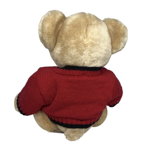 Toys R Us Time Square New York 11 inch Stuffed Bear With Red Sweater Vintage - Picture 2 of 5